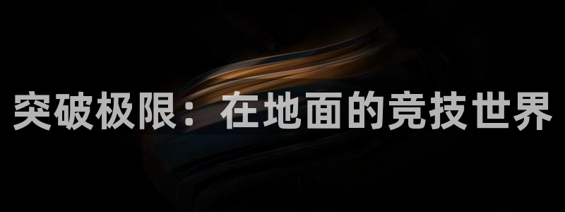 vsport体育官方集团官网：突破极限：在地面的竞技世界